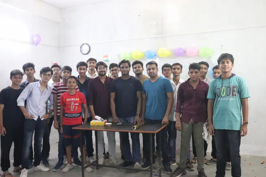 A group photograph from the IMORS classroom — IMORS EDUCARE, Gonda; archive 2019–2023
